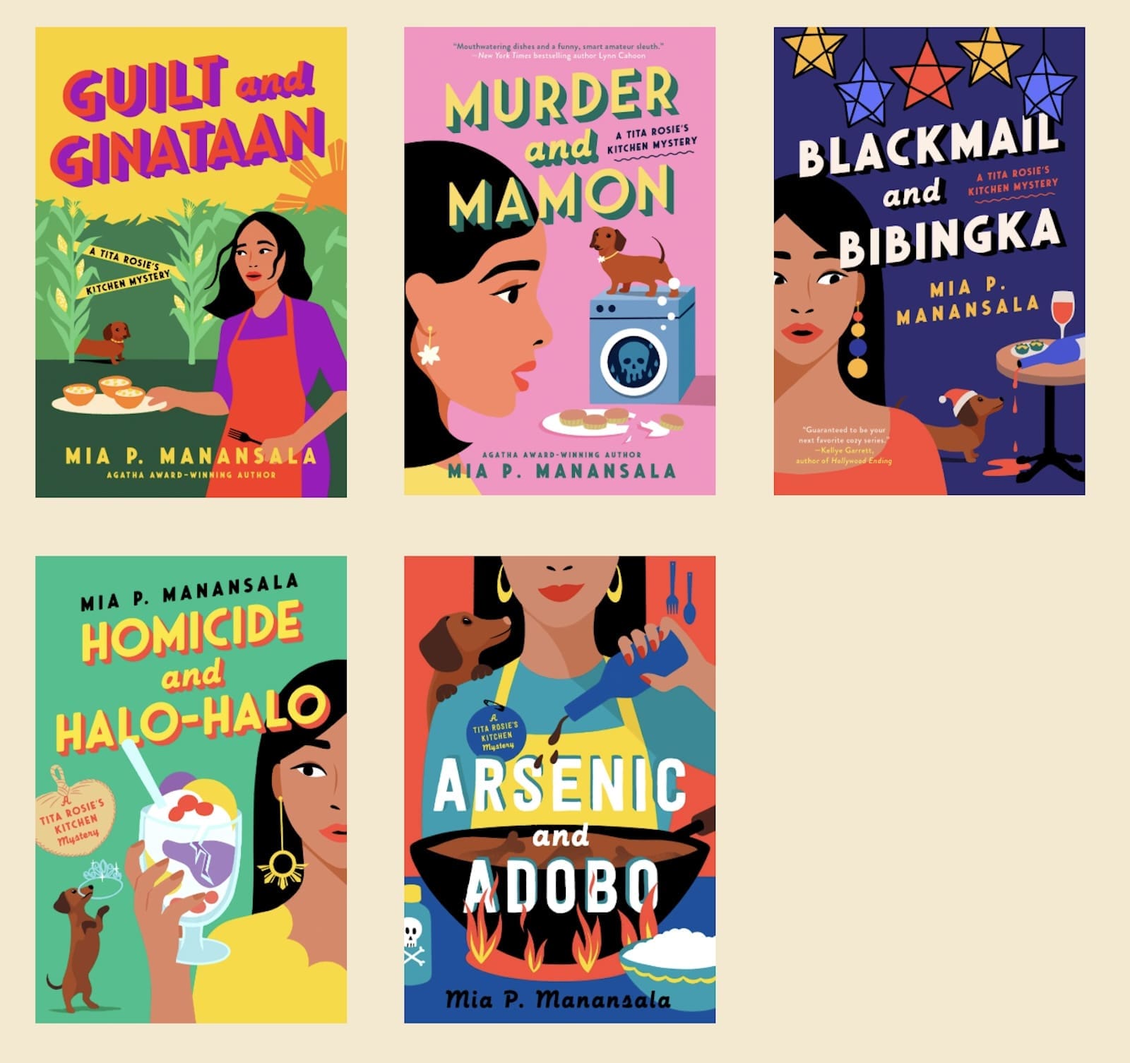 Colorful book covers