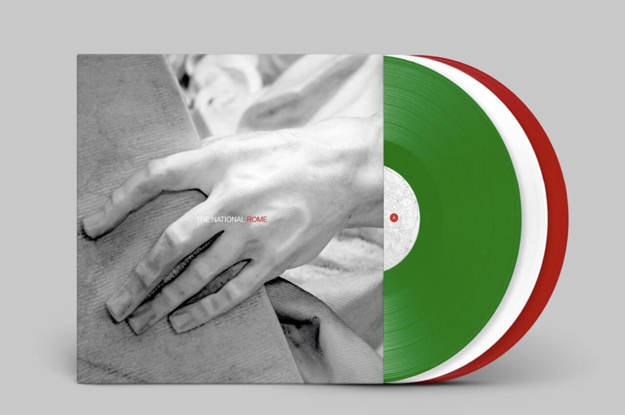 The vinyl record and sleeve of The National's latest release