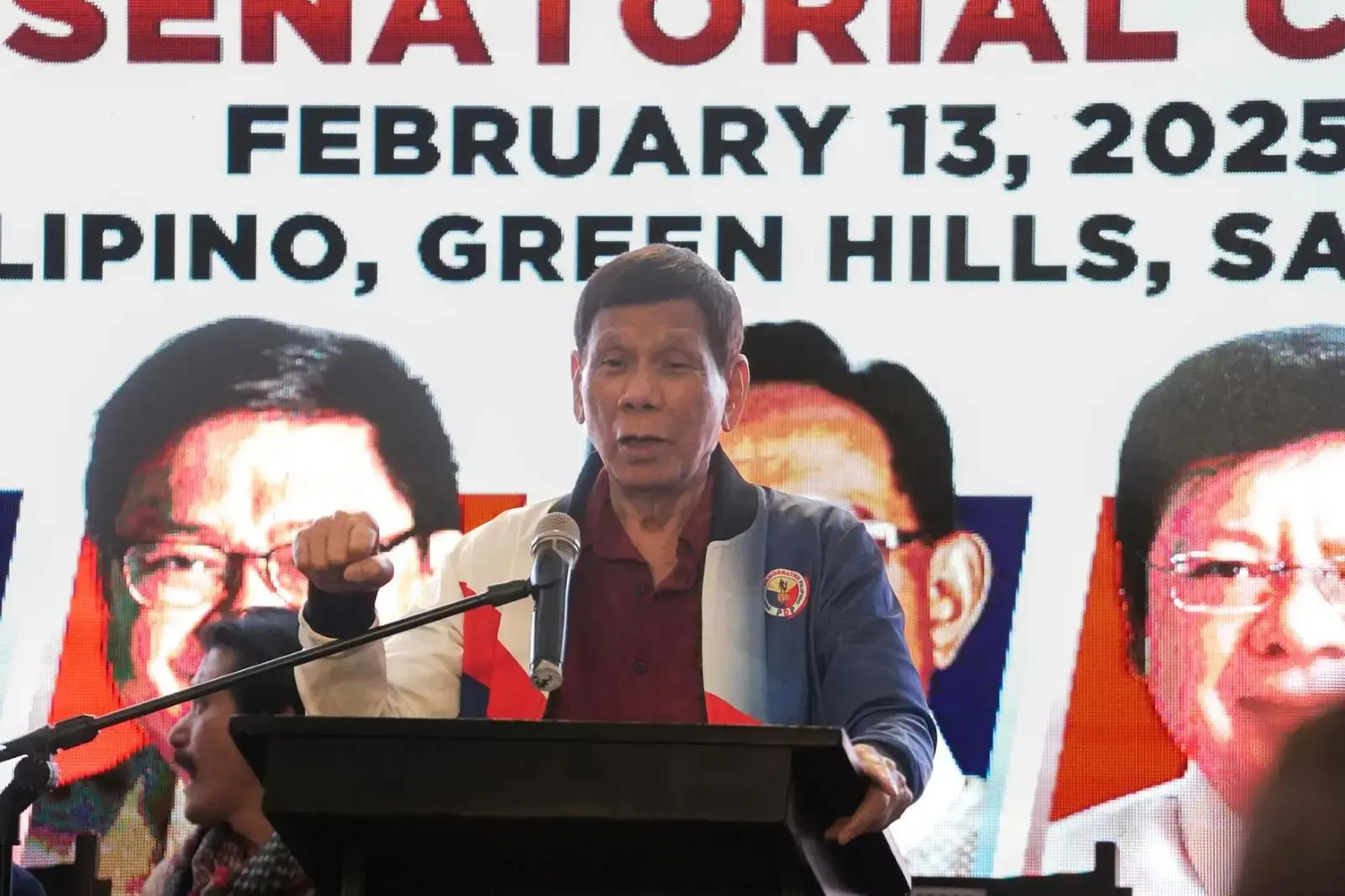 rodrigo duterte pdp-laban proclamation rally 2025
