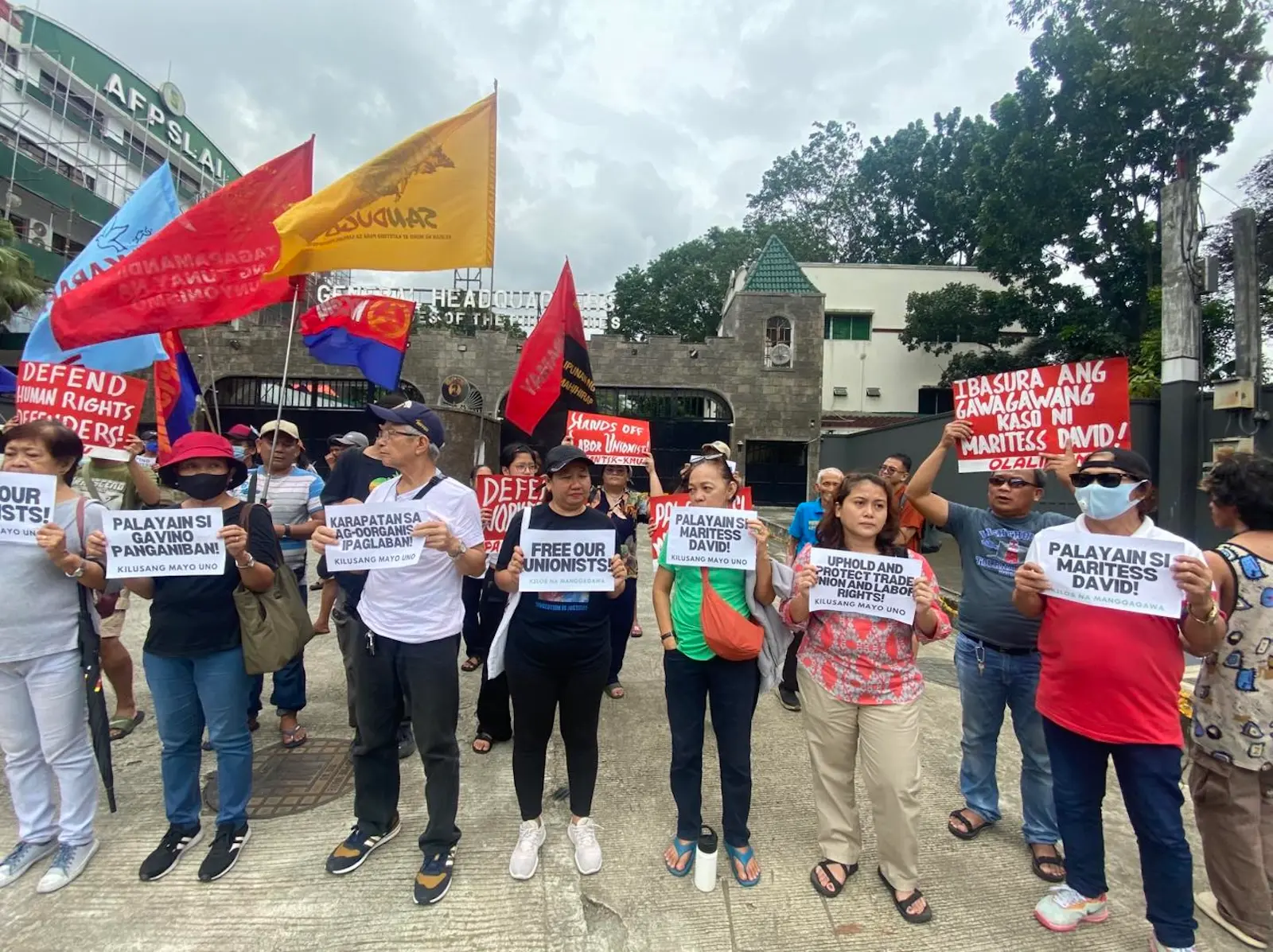 kilusang mayo uno maritess david gavino panganiban union workers rights