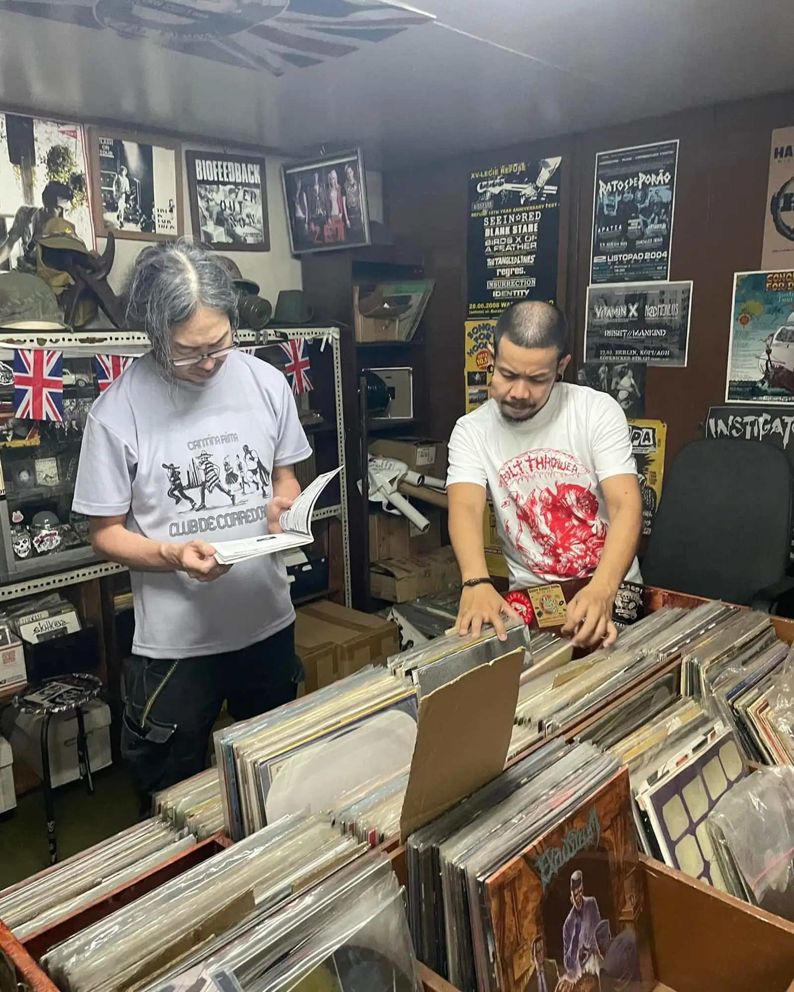 crate diggers at mutilated noise records san antonio makati