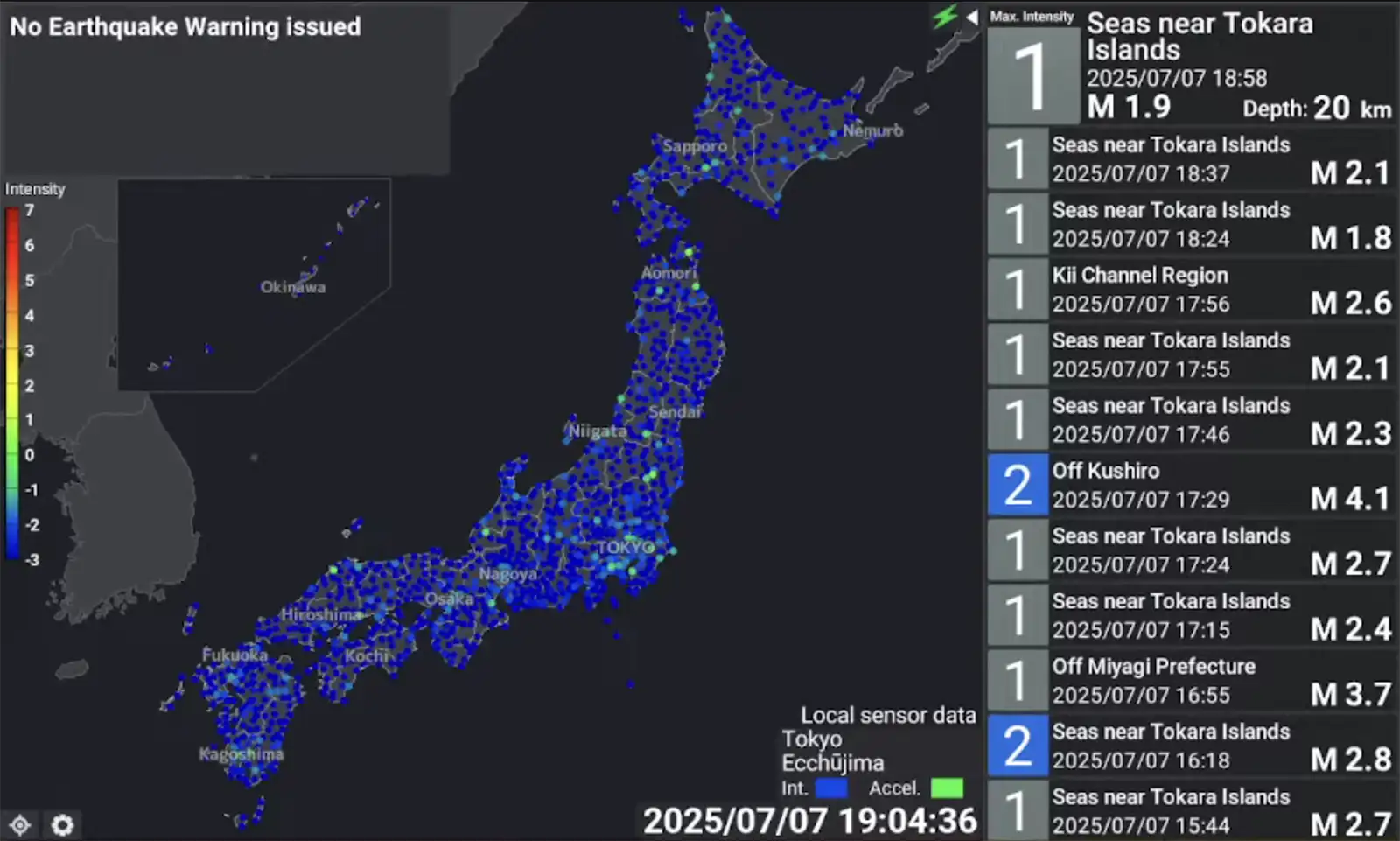 live earthquake tracker