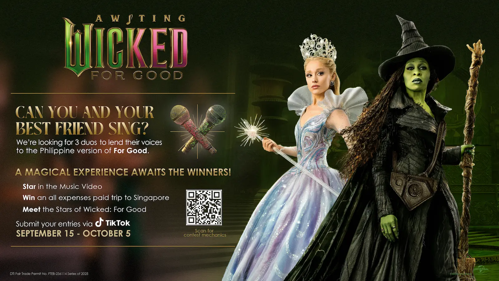 Wicked: for good cynthia erivo ariana grande