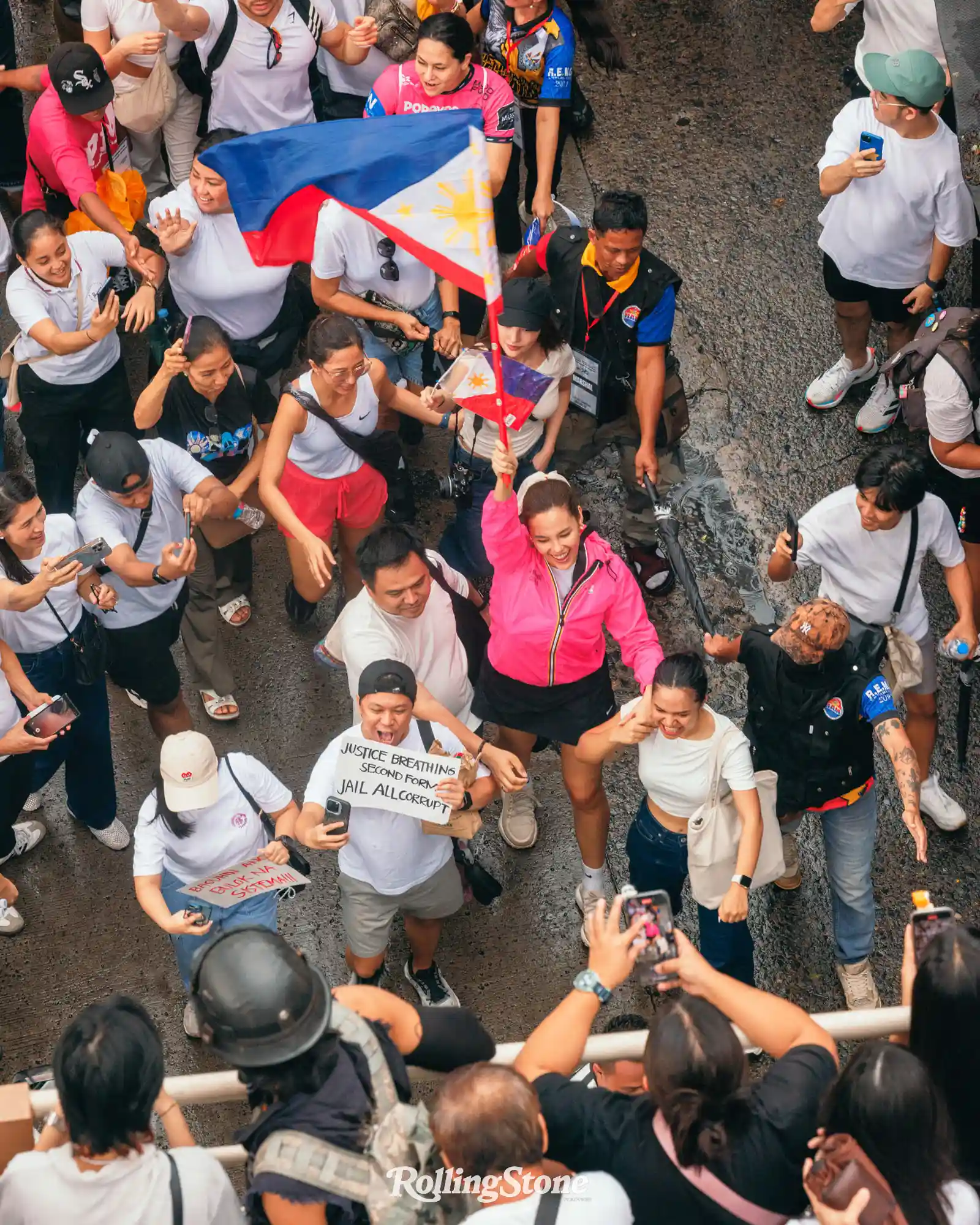 catriona gray at edsa trillion peso march edsa rally