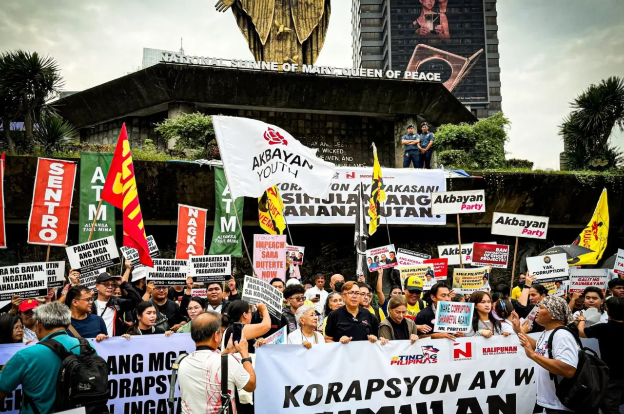 edsa rally flood control akbayan