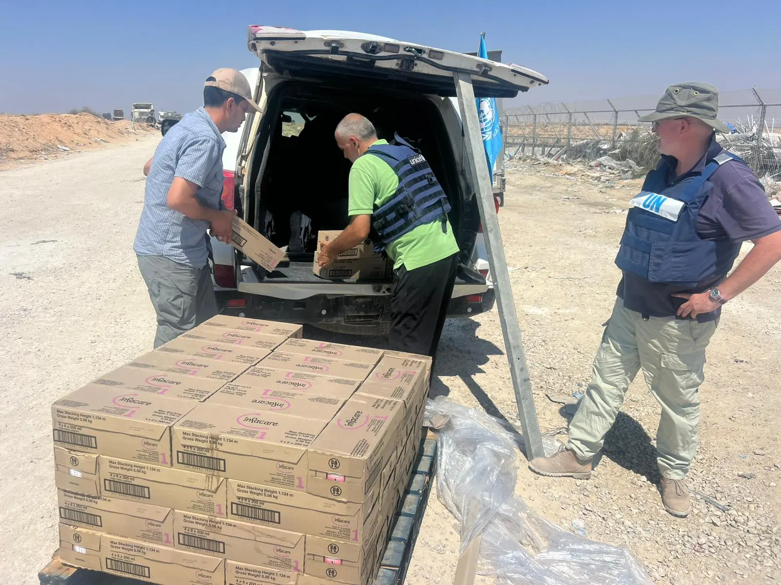 unicef palestine gaza aid